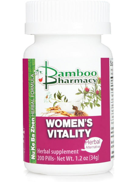 ** 12 PACK ** Bamboo Pharmacy, Women's Vitality, Nu Ke Ba Zhen Wan, 200 Pills