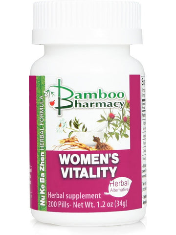 ** 12 PACK ** Bamboo Pharmacy, Women's Vitality, Nu Ke Ba Zhen Wan, 200 Pills