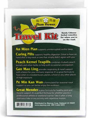 Plum Flower, Travel Kit, 1 Kit (6 Bottles)