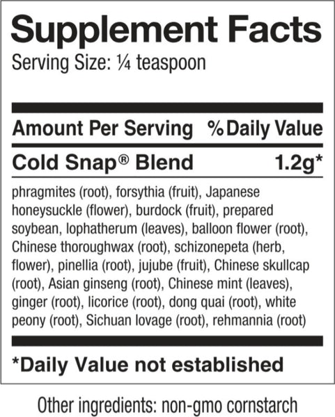Snap Dynasty Herb Company, Cold Snap Powder, 100 gm