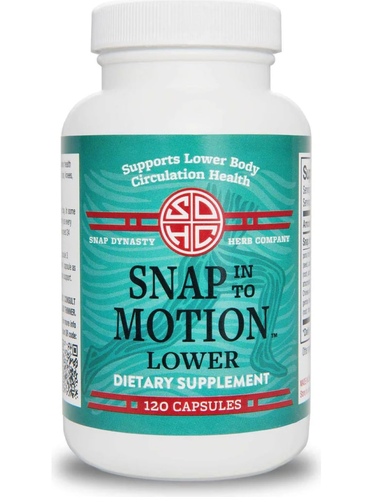 Snap Dynasty Herb Company, Snap Into Motion Lower, 120 Capsules