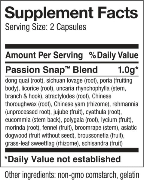 Snap Dynasty Herb Company, Passion Snap, 60 caps