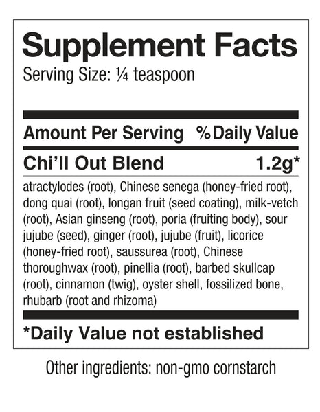 Snap Dynasty Herb Company, Chi'll Out Powder, 1.75 oz
