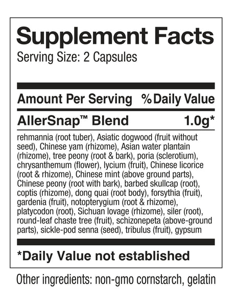Snap Dynasty Herb Company, Aller Snap, 120 Capsules