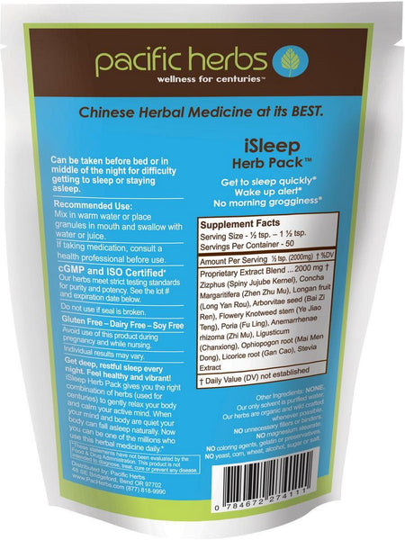 Pacific Herbs, iSleep Herb Pack, 3.5 ounces