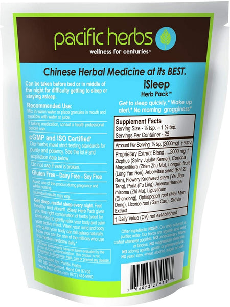 Pacific Herbs, iSleep Herb Pack, 1.75 ounces