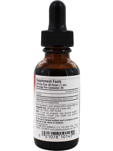 Planetary Herbals, Reishi Mushroom Liquid Extract, Full Spectrum, 1 fl oz