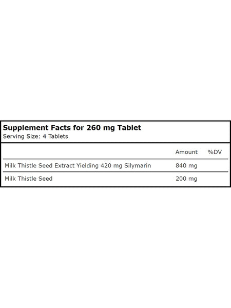 Planetary Herbals, Milk Thistle Seed Extract, Full Spectrum™, 30 Tablets