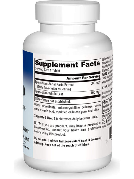 Planetary Herbals, Horny Goat Weed, Full Spectrum 600 mg, 45 Tablets