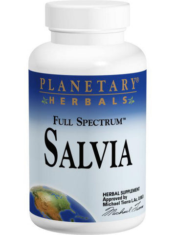 Planetary Herbals, Salvia, Full Spectrum™ 1020 mg, 60 Tablets