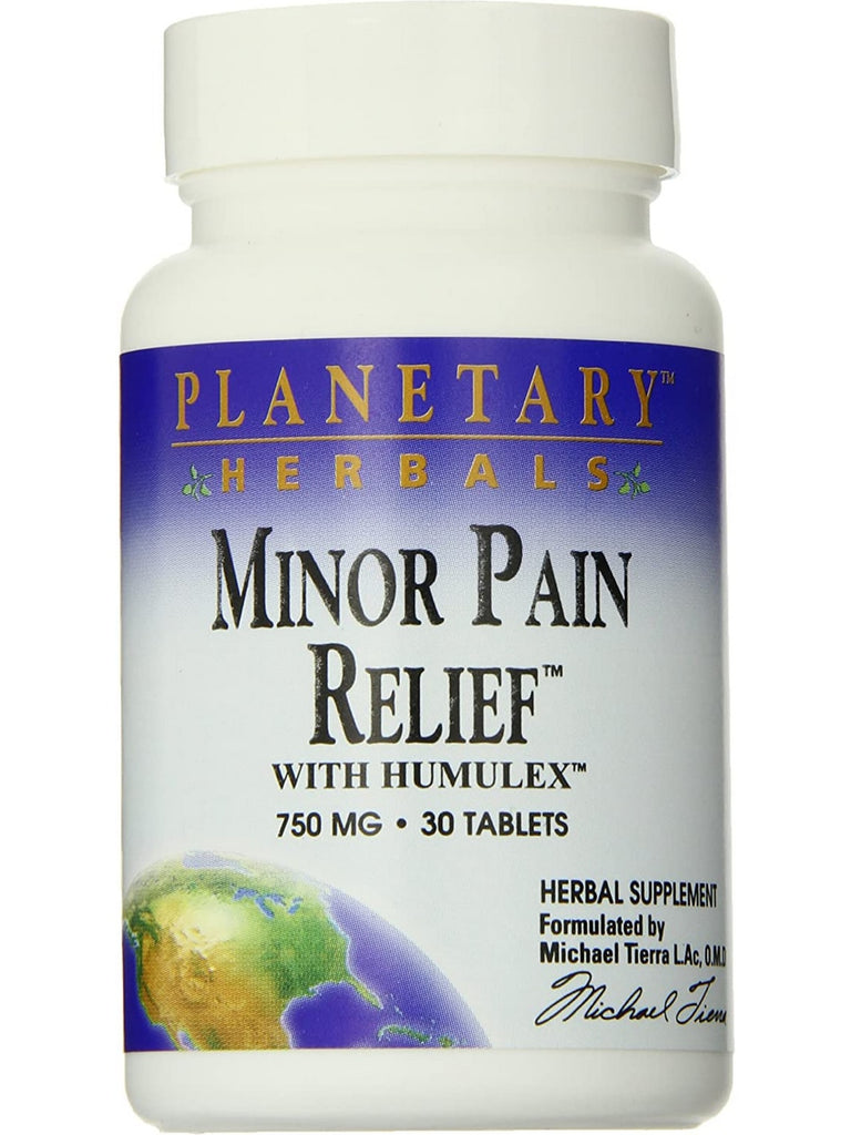 Planetary Herbals, Corydalis Minor Pain Relief™ 750 mg, 30 Tablets