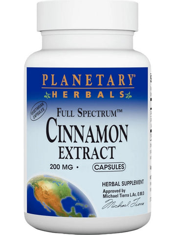 Planetary Herbals, Full Spectrum Cinnamon Extract, 200 mg, 120 Capsules