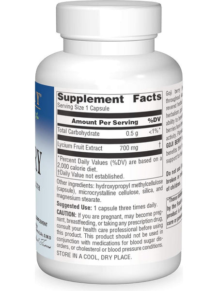 Planetary Herbals, Goji Berry, Full Spectrum™ 700 mg, 180 Vegetarian Capsules