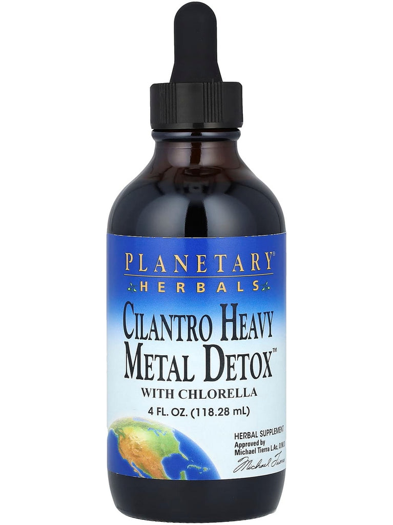 Planetary Herbals, Cilantro Heavy Metal Detox with Chlorella, 4 fl oz