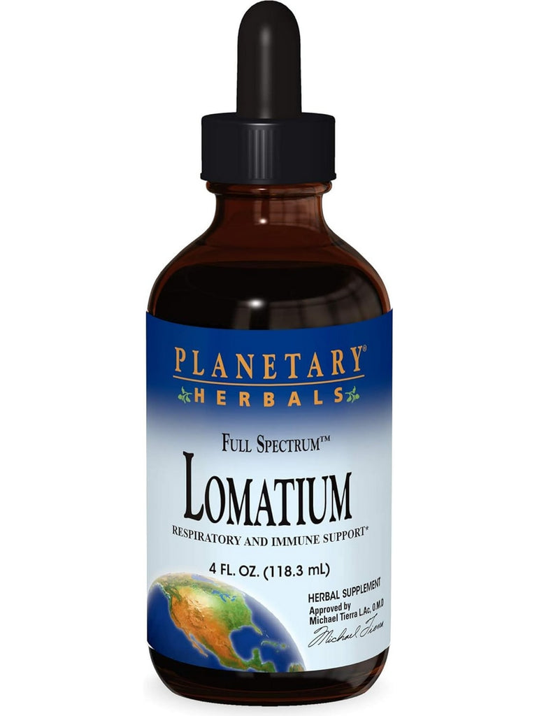 Planetary Herbals, Lomatium, Full Spectrum, 4 fl oz