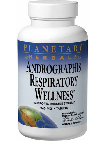 Planetary Herbals, Andrographis Respiratory Wellness™ 895 mg, 60 Tablets