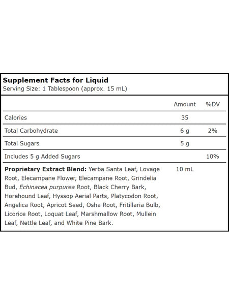 Planetary Herbals, Dr. Tierra's Wild Cherry Bark Syrup, 16 fl oz