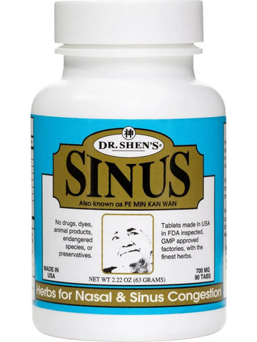 Dr. Shen's, Sinus, 90 Tabs