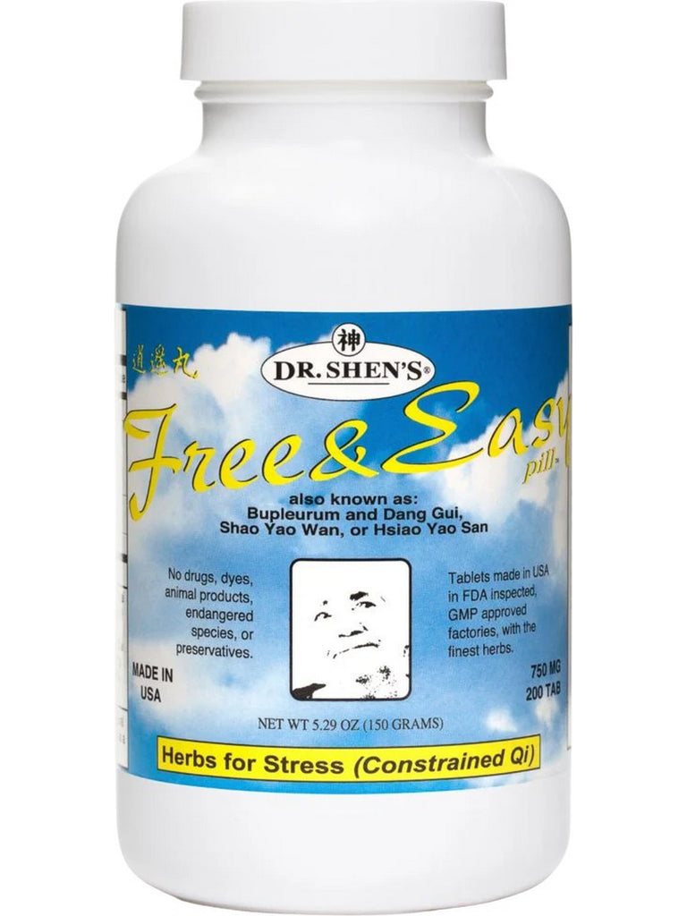 Dr. Shen's, Free & Easy Pill, 200 Tabs