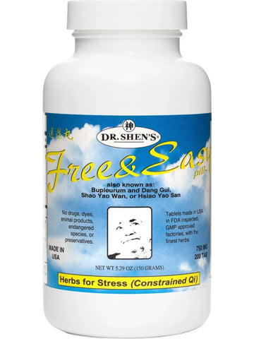 Dr. Shen's, Free & Easy Pill, 200 Tabs