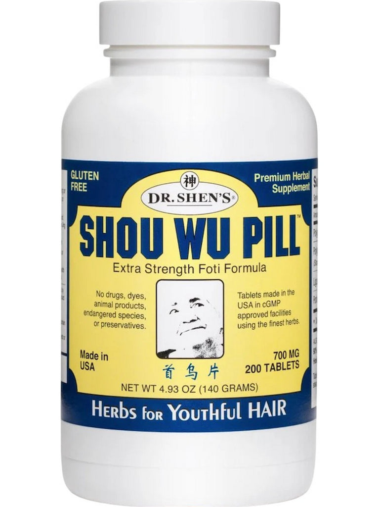 Dr. Shen's, Shou Wu Pill, 200 Tablets
