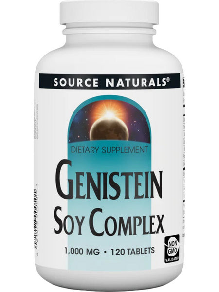 Source Naturals, Genistein Soy Complex, 120 Tablets