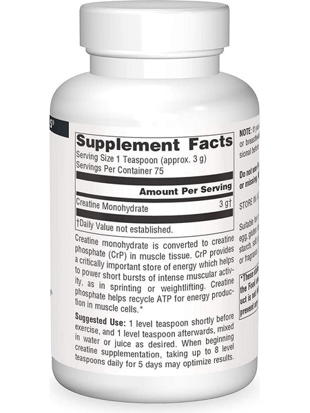 Source Naturals, Creatine, Athletic Series, 4 oz