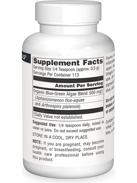Source Naturals, Blue-Green Algae, Freeze Dried, 2 oz