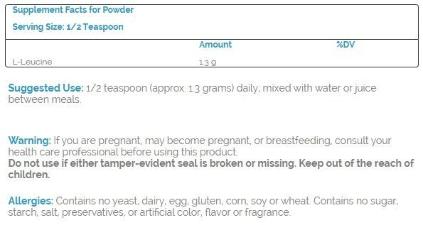 Source Naturals, L-Leucine Powder, 3.53 oz