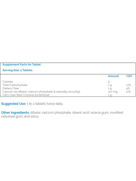 Source Naturals, Cat's Claw Bark Una de Gato 500 mg, 30 tablets