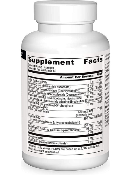 Source Naturals, Coenzymate Vitamin B Complex, Orange, 120 Lozenges