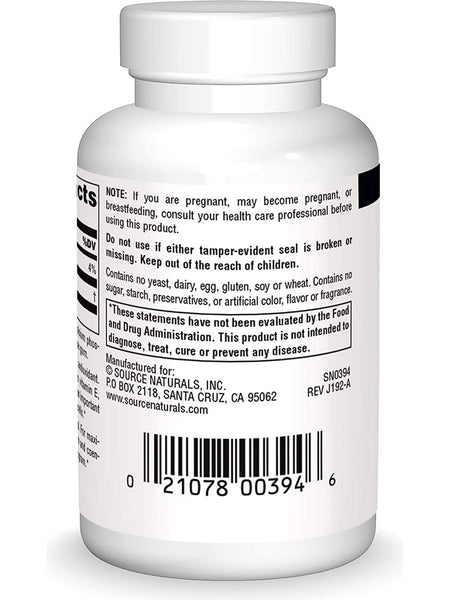Source Naturals, Alpha Lipoic Acid 200 mg, 30 tablets