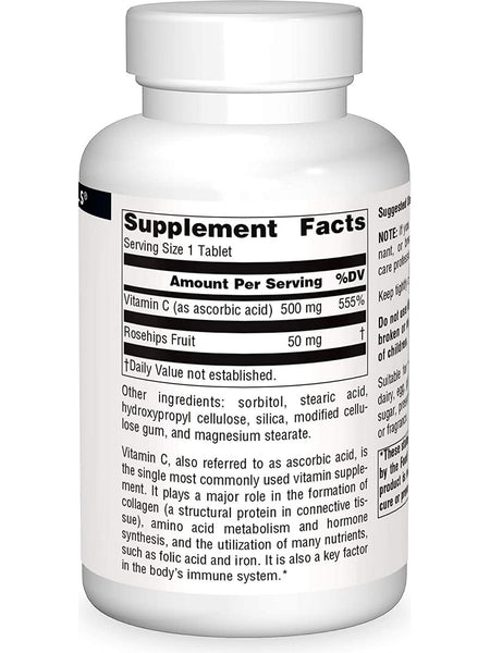 Source Naturals, C-500 with Rose Hips 500 mg, 250 tablets