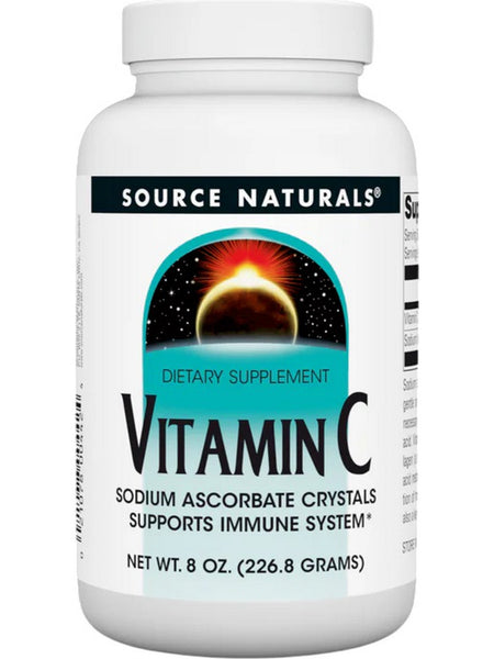 Source Naturals, Vitamin C, Sodium Ascorbate Crystals, 8 oz