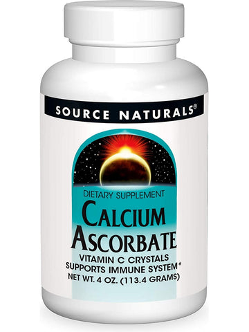 Source Naturals, Calcium Ascorbate, Vitamin C Crystals, 4 oz