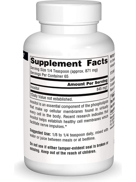 Source Naturals, Inositol Pure Powder, 2 oz
