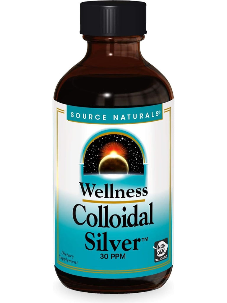 Source Naturals, Wellness Colloidal Silver 30 ppm, 8 oz