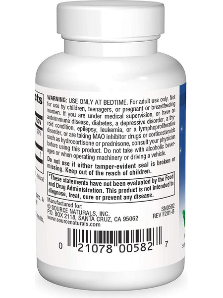 Source Naturals, Sleep Science® Melatonin 5 mg, Peppermint, 50 lozenges