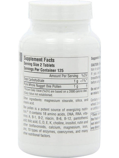 Source Naturals, Bee Pollen 500 mg, 250 tablets