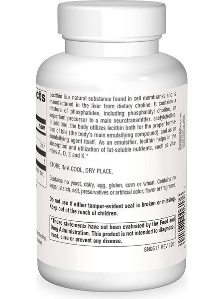 Source Naturals, Lecithin 1200 mg, 200 softgels