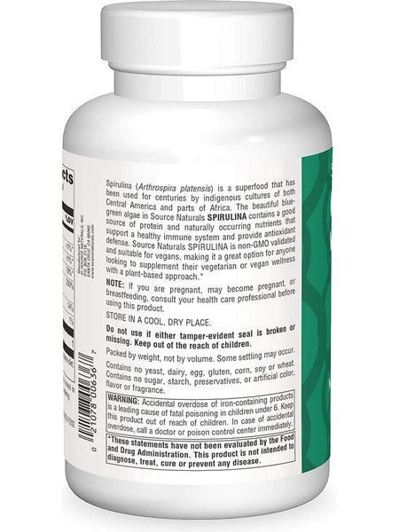 Source Naturals, Spirulina, 8 oz