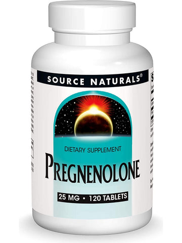 Source Naturals, Pregnenolone 25 mg, 120 tablets