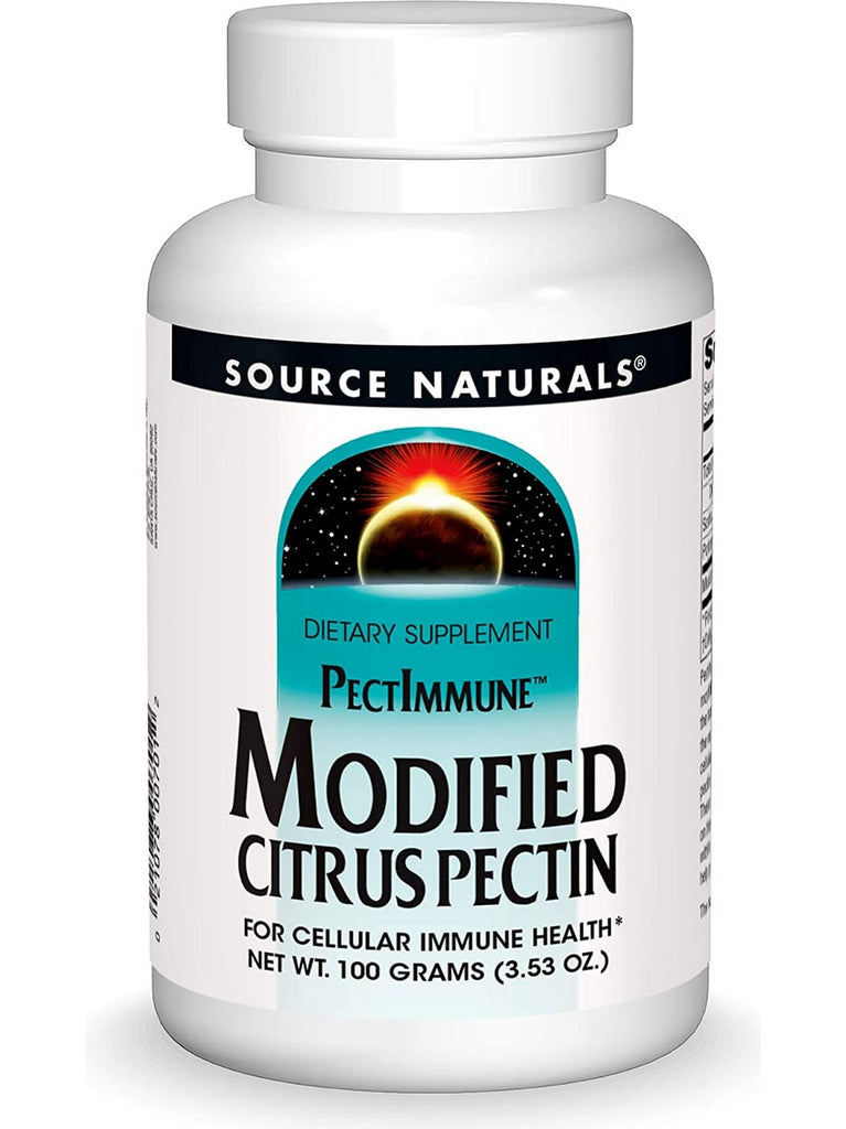 Source Naturals, Modified Citrus Pectin, PectImmune™ 100 gm Powder, 100 grams