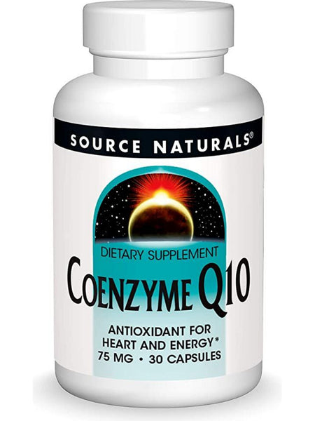 Source Naturals, Coenzyme Q10 75 mg, 30 capsules