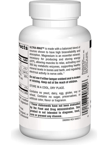 Source Naturals, Ultra-Mag™, 60 tablets