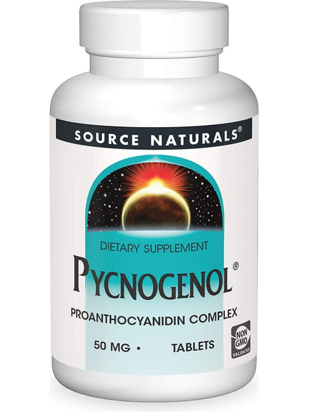 Source Naturals, Pycnogenol® Proanthocyanidin Complex 50 mg, 30 tablets