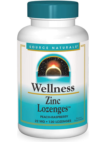Source Naturals, Wellness Zinc Lozenges™ 23 mg, 120 lozenges