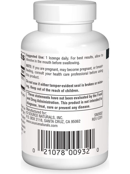 Source Naturals, Coenzymated Vitamin B-1, 13 mg, 30 Lozenges