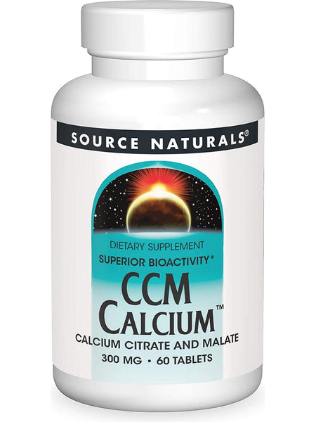 Source Naturals, CCM Calcium™ 300 mg, 60 tablets