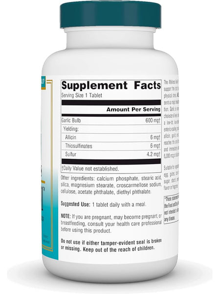 Source Naturals, Wellness GarliCell™ 6000 mcg, 180 tablets